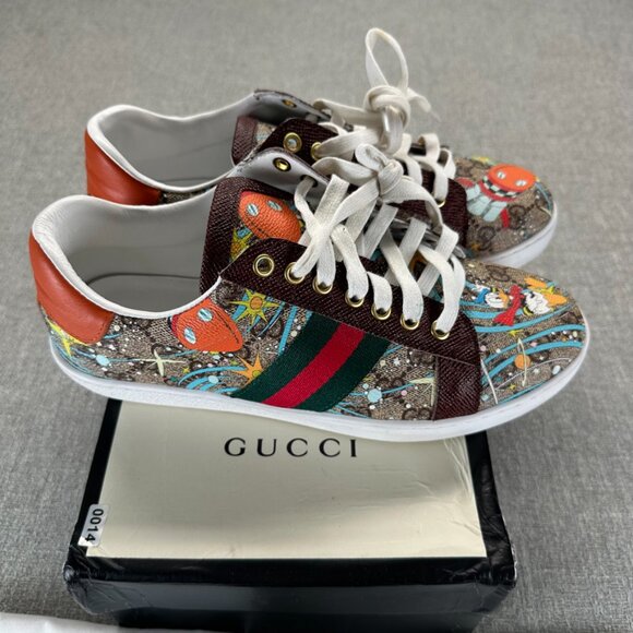 Disney x Gucci Ace Huey, Dewey, & Louie Donald Duck Sneakers women’s 42 - Picture 2 of 9